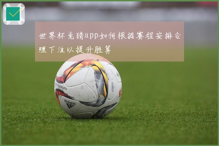 世界杯竞猜app如何根据赛程安排合理下注以提升胜算
