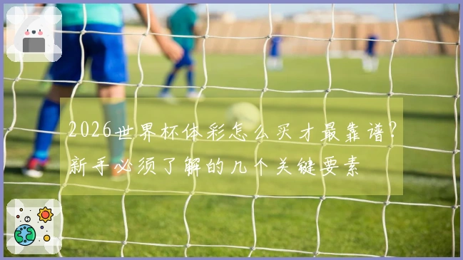 2026世界杯体彩怎么买才最靠谱？新手必须了解的几个关键要素